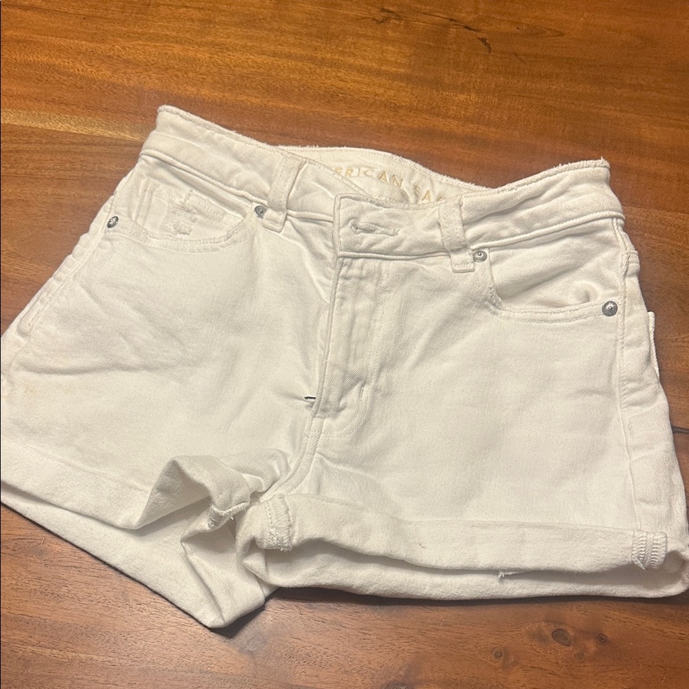 American Eagle Outfitters White Jean Shorts